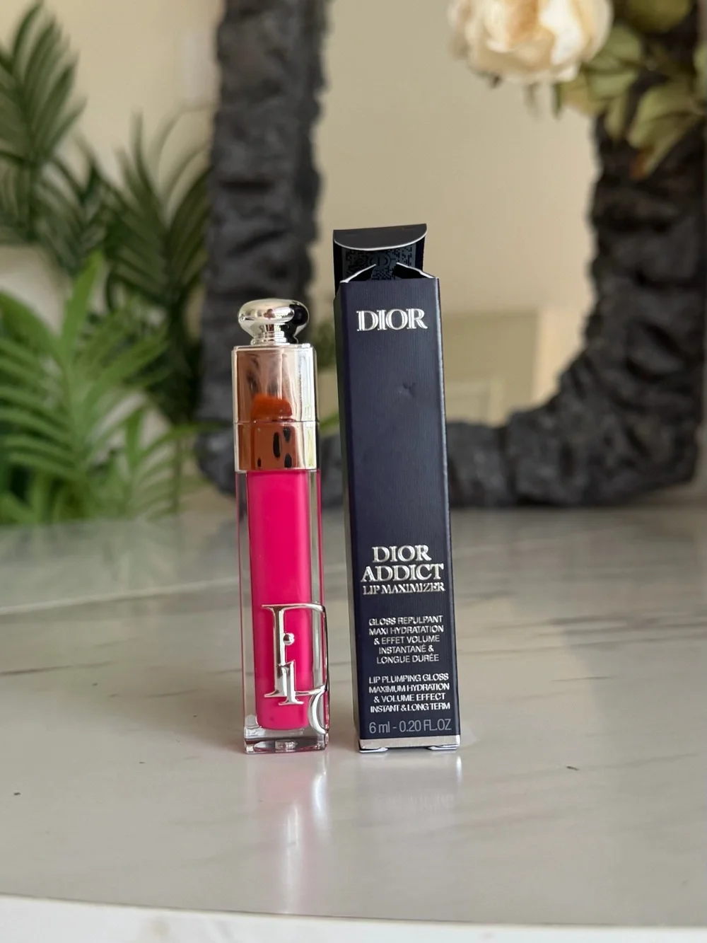 Dior Addict Lip Maximizer Plumping Lip Gloss Shade 007 Raspberry New